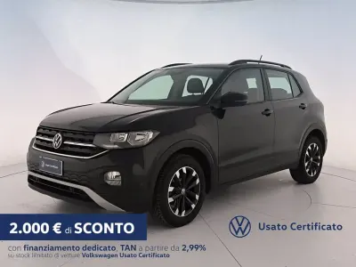 Käytetty VW T-Cross Style 95 HP (69 kW) 2021 Musta Katumaasturi