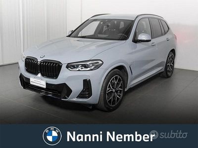 Usata BMW X3 M Sport 190 CV (139 kW) 2022 Grigio SUV
