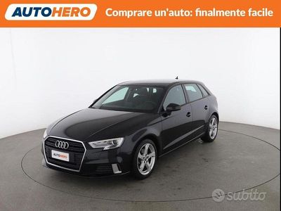 Usata Audi A3 Sport 116 CV (85 kW) 2017 Nero Berlina