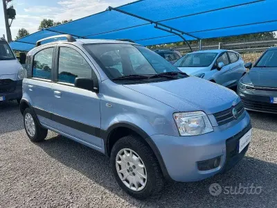 Usata Fiat Panda 4x4 60 CV (44 kW) 2009 Azzurro Utilitaria