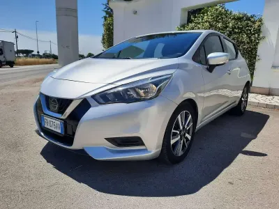 Usata Nissan Micra Acenta 90 CV (66 kW) 2018 Argento Utilitaria