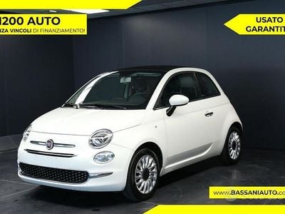 Usata Fiat 500C Lounge 69 CV (50 kW) 2016 Bianco Cabrio