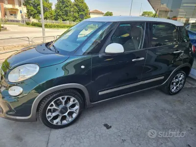 Usata Fiat 500L Trekking 105 CV (77 kW) 2014 Verde metallizzato Monovolume