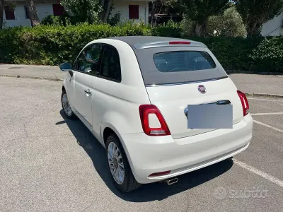 Usata Fiat 500C Connect 69 CV (50 kW) 2021 Bianco Cabrio