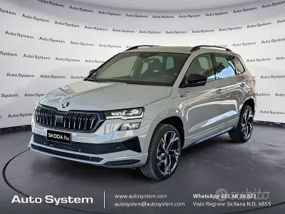 Usata Skoda Karoq SportLine 150 CV (110 kW) 2025 Grigio acciaio SUV