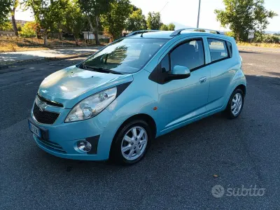 Usata Chevrolet Spark LT 52 CV (38 kW) 2011 Verde Utilitaria
