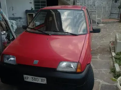 Usata Fiat Cinquecento 39 CV (28 kW) 1997 Rosso Utilitaria