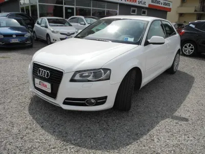 Usata Audi A3 90 CV (66 kW) 2011 Bianco Utilitaria