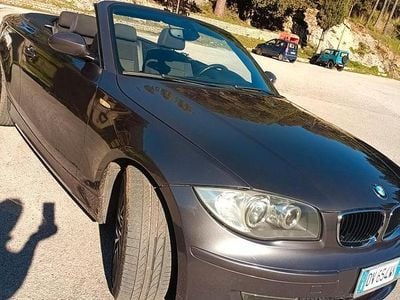 Usata BMW 120 Cabriolet 177 CV (130 kW) 2009 Grigio Cabrio