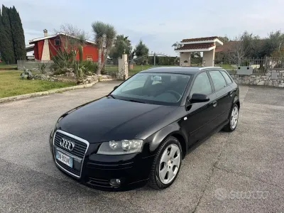 Usata Audi A3 Attraction 140 CV (102 kW) 2010 Nero Utilitaria