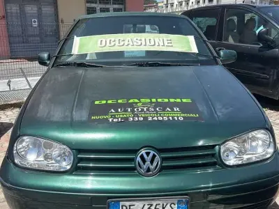 Usata VW Golf Trendline 110 CV (80 kW) 1999 Verde Cabrio