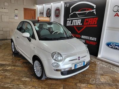 Usata Fiat 500 Lounge 69 CV (50 kW) 2009 Bianco Cabrio
