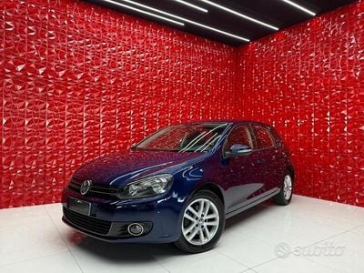 Usata VW Golf VI Highline 105 CV (77 kW) 2011 Blu Utilitaria