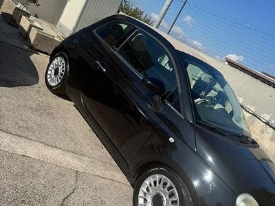 Usata Fiat 500 75 CV (55 kW) 2010 Nero Cabrio