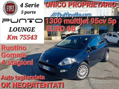 Usata Fiat Punto Easy 95 CV (69 kW) 2016 Blu Utilitaria