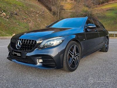 Usata Mercedes C220 AMG 194 CV (142 kW) 2021 Grigio Station wagon