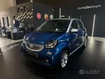 Usata Smart ForFour Passion 71 CV (52 kW) 2017 Blu Utilitaria