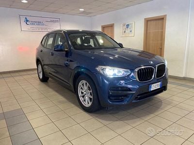 Usata BMW X3 Advantage 150 CV (110 kW) 2019 Blu metallizzato SUV