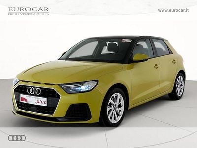Usata Audi A1 Sportback Admired 116 CV (85 kW) 2019 Giallo pitone metallizzato gri Utilitaria