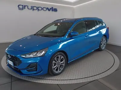 Usata Ford Focus ST-Line 125 CV (91 kW) 2023 Desert island blue (metallizzato) Station wagon