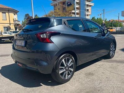 Usata Nissan Micra Acenta 71 CV (52 kW) 2017 Grigio Utilitaria