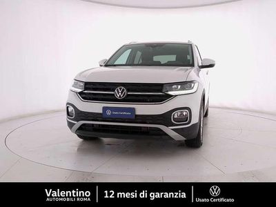 Usata VW T-Cross Advance 110 CV (80 kW) 2022 Bianco SUV