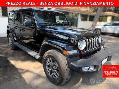 Usata Jeep Wrangler Unlimited Sahara 200 CV (147 kW) 2019 Nero SUV