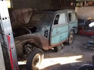 Usata Fiat 500C 1950 Verde