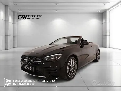 Usata Mercedes E300 Premium 265 CV (194 kW) 2024 Nero Cabrio