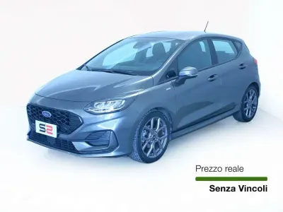 Usata Ford Fiesta ST-Line 125 CV (91 kW) 2022 Grigio Utilitaria