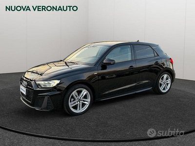 Usata Audi A1 Sportback S-Line 110 CV (80 kW) 2022 Nero Utilitaria