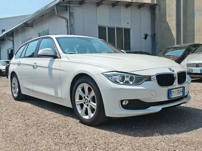Usata BMW 320 Sport Line 184 CV (135 kW) 2015 Bianco Station wagon