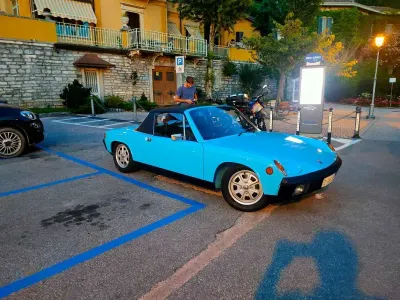 Usata Porsche 914 101 CV (74 kW) 1974 Blu/azzurro Cabrio
