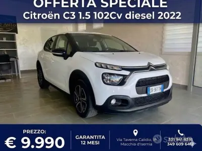 Usata Citroën C3 Shine 102 CV (75 kW) 2022 Bianco Utilitaria