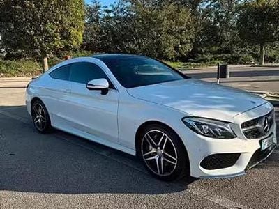 Begagnad Mercedes C250 204 HK (150 kW) 2016 Vit Sportkupé
