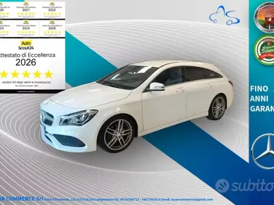 Usata Mercedes CLA200 Premium 136 CV (100 kW) 2017 Bianco Coupé