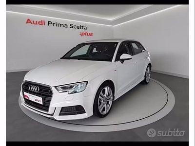 Usata Audi A3 Admired 150 CV (110 kW) 2020 Bianco Berlina