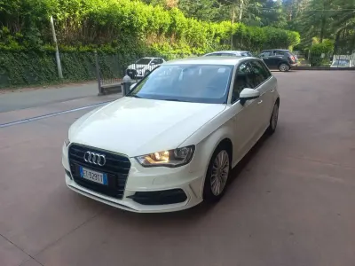 Usata Audi A3 Ambition 105 CV (77 kW) 2014 Bianco Berlina