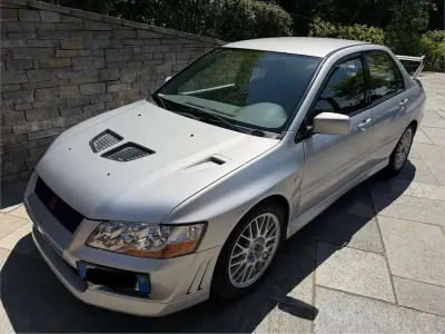 Usata Mitsubishi Lancer Evolution 280 CV (205 kW) 2002 Argento Berlina