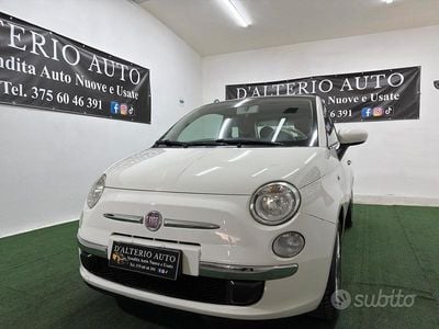 Usata Fiat 500 69 CV (50 kW) 2009 Bianco Cabrio