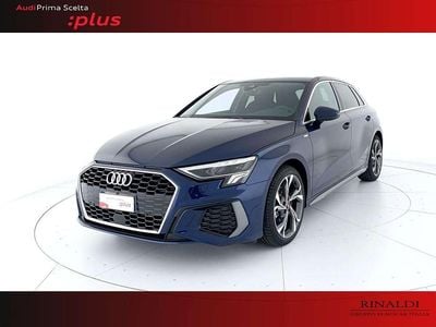Usata Audi A3 S-Line 110 CV (80 kW) 2023 Blu navarra metallizzato Berlina