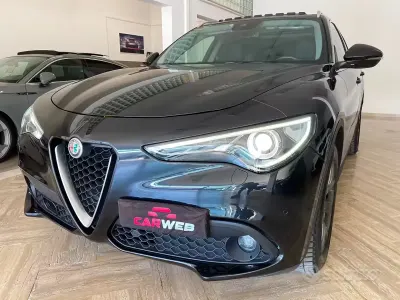 Usata Alfa Romeo Stelvio 190 CV (139 kW) 2021 Nero SUV