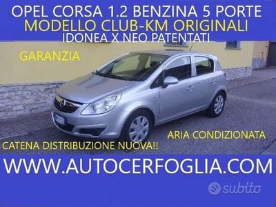 Usata Opel Corsa Club 80 CV (58 kW) 2008 Argento Berlina