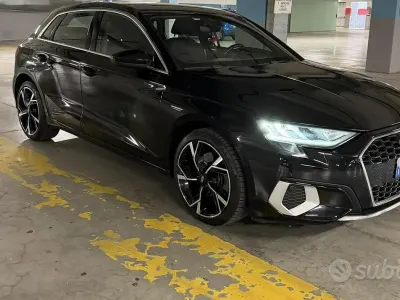 Usata Audi A3 150 CV (110 kW) 2021 Nero Berlina