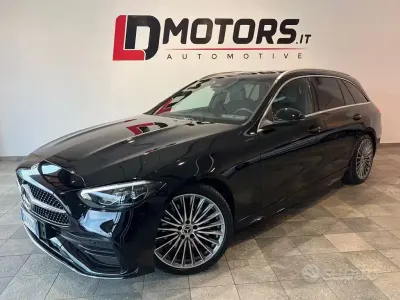 Usata Mercedes C220 AMG line 200 CV (147 kW) 2022 Nero Station wagon