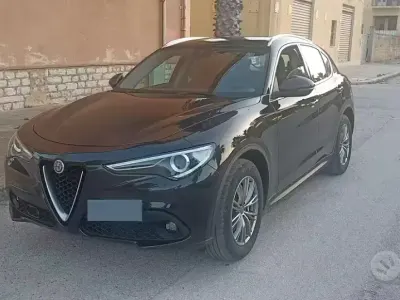 Usata Alfa Romeo Stelvio 190 CV (139 kW) 2021 Nero SUV
