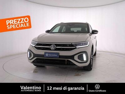 Usata VW T-Roc R-line 150 CV (110 kW) 2022 Beige SUV