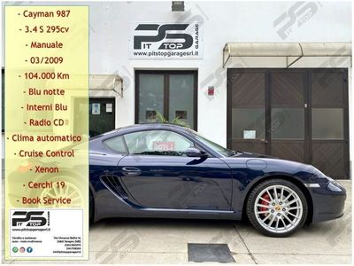 usata Porsche Cayman Cayman3.4 S 295cv - Manuale - Blu Notte