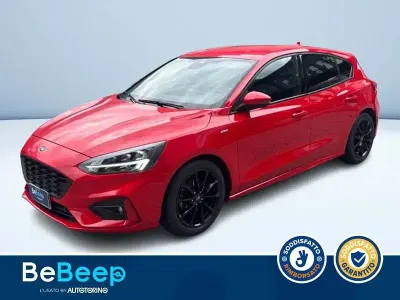 Käytetty Ford Focus ST-Line 125 HP (91 kW) 2019 Punainen Sedan