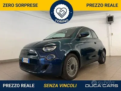 Usata Fiat 500e Business 86 kW (118 CV) 2020 Verde Berlina